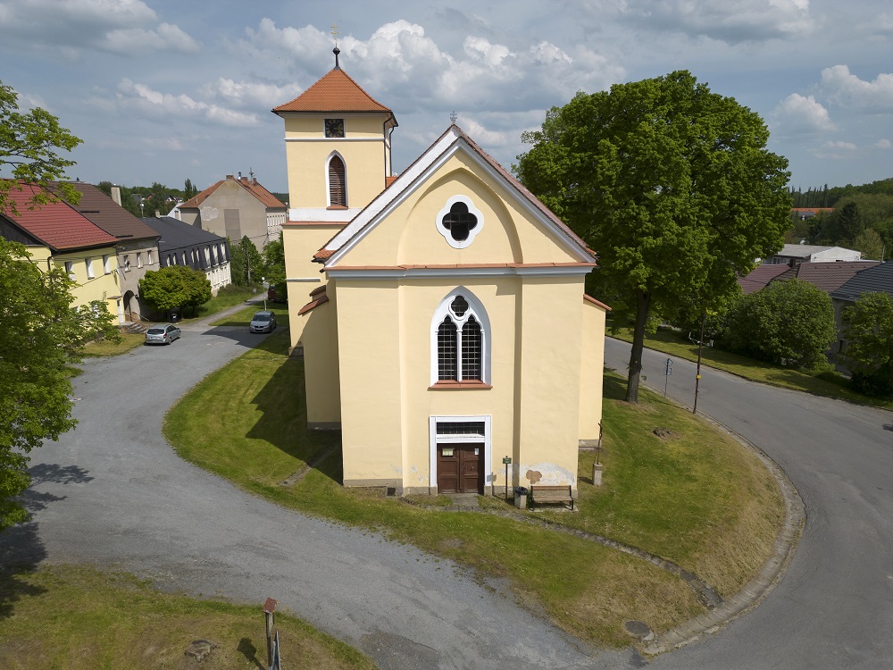 Všeruby kostel sv. Ducha